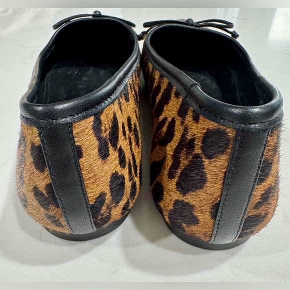 SCHUTZ Animal Print Flats with Black Accents. Only worn once - Picture 3 of 9